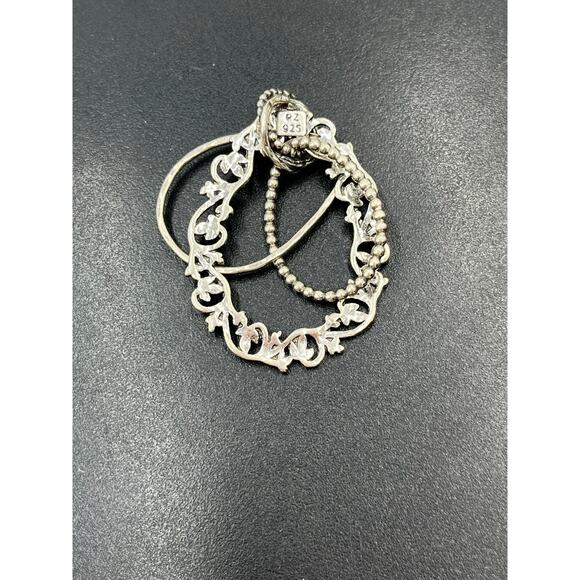 PZ Paz Creations Israel Sterling silver 925 Floral Filigree Balls Pendant - Picture 8 of 8